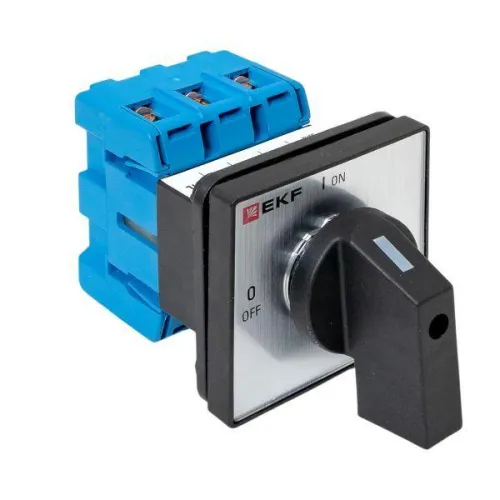 Переключатель кулачковый ПК-2-13 3П 63А "ВКЛ-ВЫКЛ" EKF pk-2-13-63 фото 12