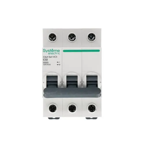 Выключатель автоматический модульный 3п C 32А 4.5кА City9 Set 400В SE C9F34332 фото 3