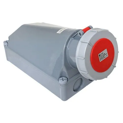 Розетка стационарная наружная 1452 3Р+РЕ+N 125А 380В IP67 PROxima EKF ps-1452-125-380 фото 7