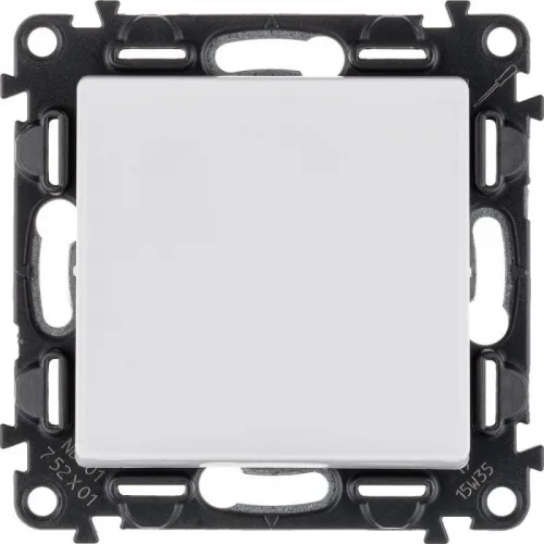 Выключатель 1-кл. СП Valena Life 10А IP20 250В 10AX с лицев. панелью безвинтов. зажимы механизм бел. Leg 752401