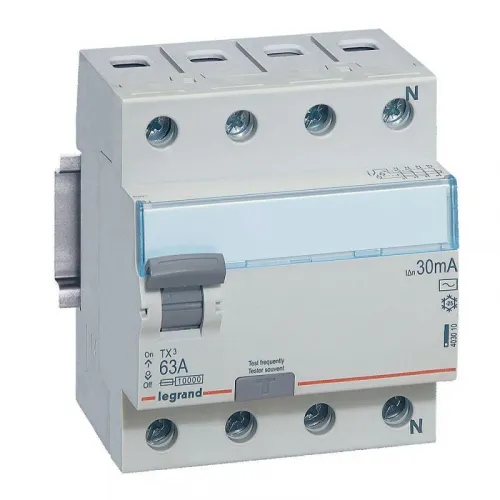 Выключатель диф. тока 4п 25А 30мА тип AC TX3 Leg 403008 фото 4