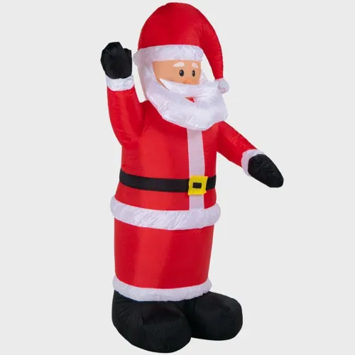 Фигура надувная 3D "Дед Мороз приветствует" 180см 5LED бел. 15Вт IP65 внутр. подсветка компрессор с адаптером 12В Neon-Night 511-114 фото 3