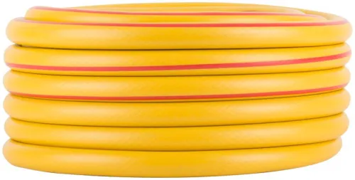 Шланг поливочный трехслойный армированный 3/4дюймх2.2ммх15м желт. КУРС 76317 фото 3