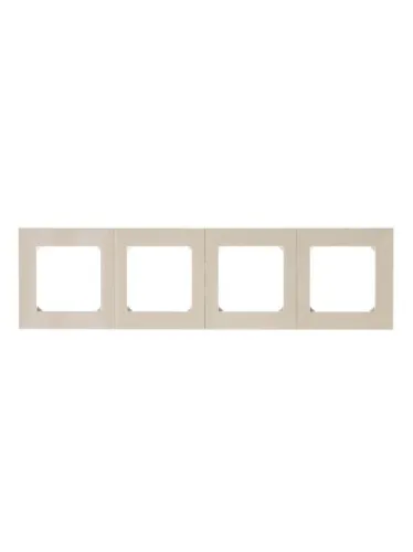 Рамка Levit 4п сл. кость/бел. ABB 2CHH015040A6017 фото 3
