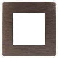 Рамка 1-м 12-5101-13 сатин бронза Эра Б0052506