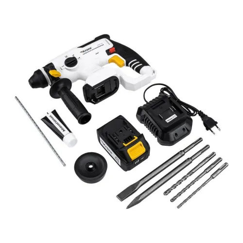 Перфоратор аккумуляторный SDS-plus 2.2Дж 1х4А.ч в кейсе Kranz KR-PT-120 фото 8