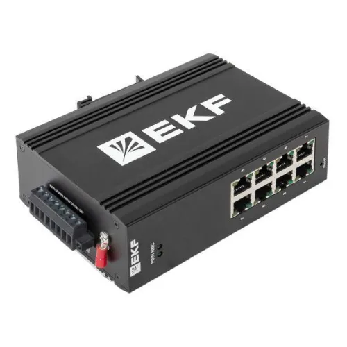 Коммутатор управляемый промышленный уровня L2 ML2-8GT 8 портов 10/100/1000Base-T(X) RJ45 монтаж на DIN-рейку TSX EKF TSX-ML2-8GT фото 11