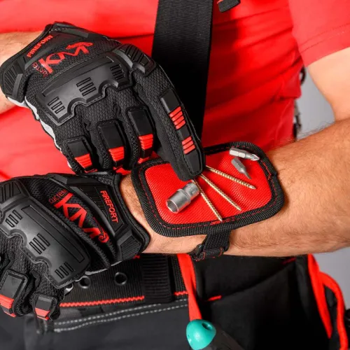 Пояс монтажный усиленный KM-BELTBAGSET-23 с подсумками; разгрузочн. ремнями и магнитным держателем КМ LO51642 фото 5