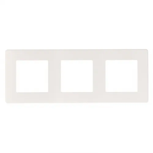 Рамка 3-м 12-5103-01 сатин бел. Эра Б0052519