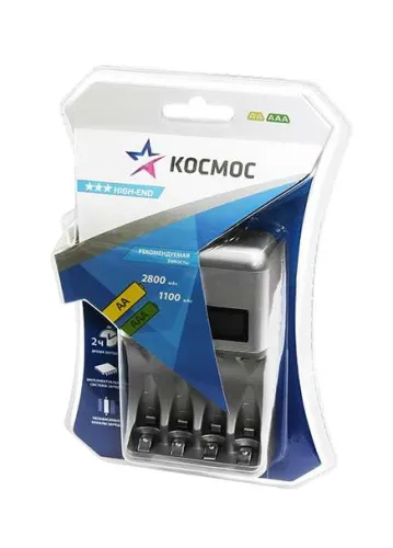 Устройство зарядное КОС 505 (без аккум.) 2.5ч (1-4 АА.ААА) Космос KOC505 фото 2