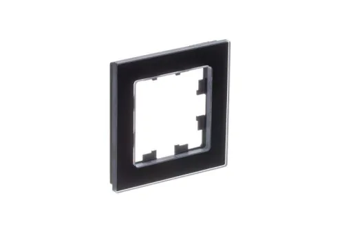 Рамка 1-м AtlasDesign Nature натур. стекло черн. SE ATN361001