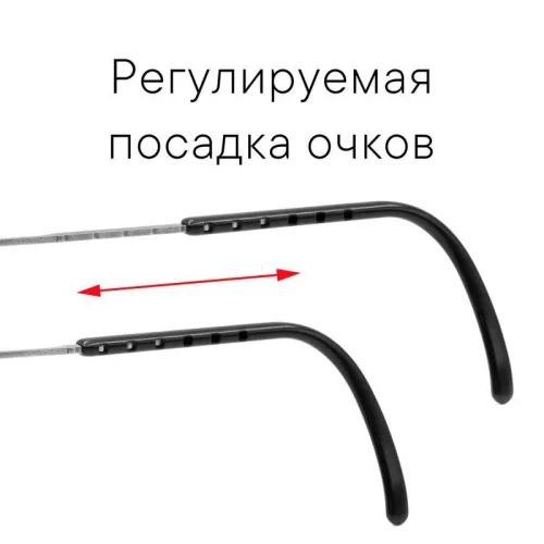 Очки черно-белые солнцезащитные из титана с оливк. линзами DKC PIS2FNWC фото 4