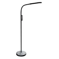 Светильник светодиодный напольный KD-871F C02 LED 15Вт с ИК пультом ДУ черн. Camelion 15183