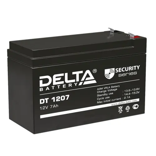 Аккумулятор ОПС 12В 7А.ч DT 1207 Delta 4614010040008