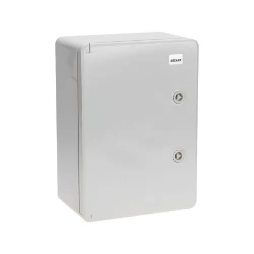 Корпус ЩМПп 350х250х150 УХЛ1 IP65 с монтажн. панелью ABS пластик. Rexant 11-0401