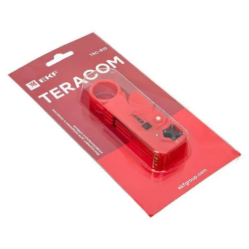 Инструмент для разделки и зачистки коаксиального кабеля TERACOM EKF TRC-S10 фото 2