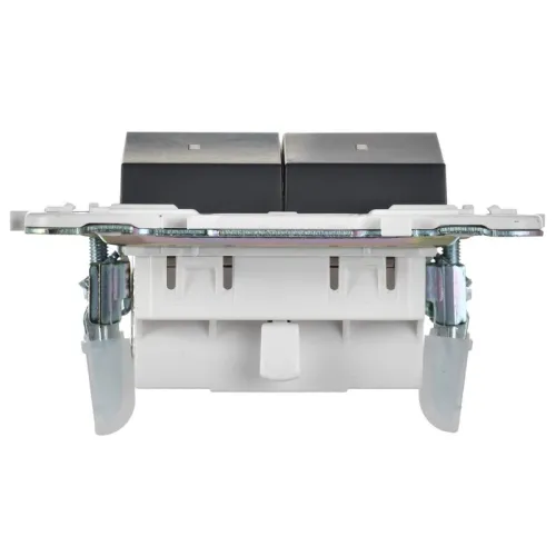 Выключатель 2-кл. SKANDY 10А SK-V09T с индикацией титан IEK SK-V20-1-10-K48 фото 4