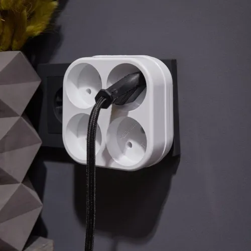 Разветвитель 4-м без заземл. 6-10А бел. Rexant 11-1072 фото 7