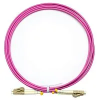 Шнур оптический FOP-50-OM4-LC-LC-2m duplex LC-LC50/125mm OM4 2м LSZH Cabeus 9102c