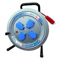 Удлинитель на метал. катушке 4х30м с заземл. 16А IP44 3.5кВт КГ 3х1.5 с защ. крышкой АРКТИК DOMTOK 2585