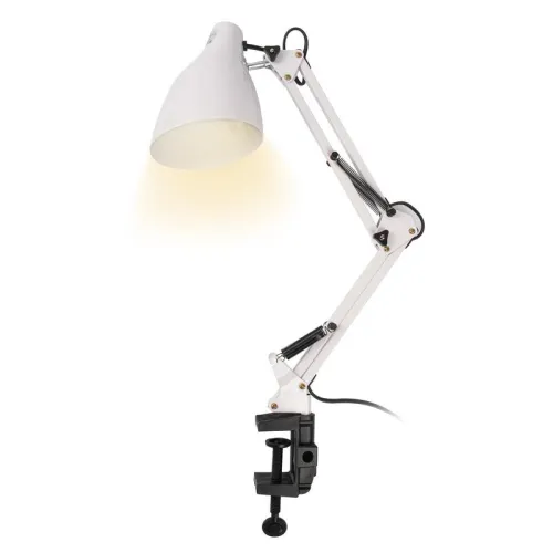 Светильник настольный TBL-02 под лампу Е27 (струбцина и подставка в компл.) бел. ФАZА 5046252 фото 3