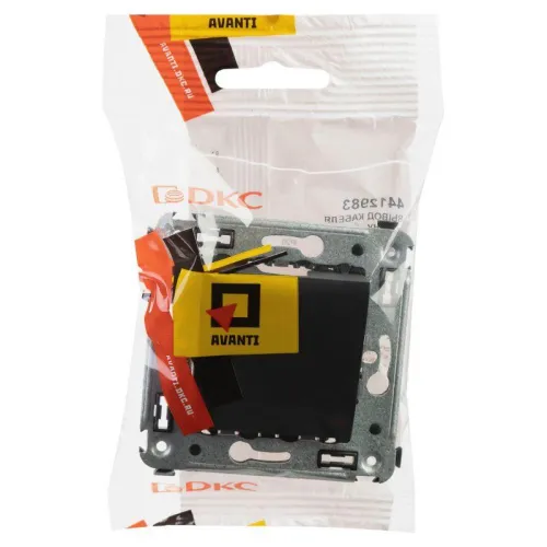 Вывод кабеля из стены Avanti "Черный матовый" DKC 4412983 фото 2