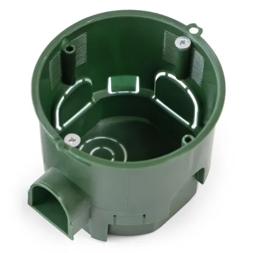 Коробка установочная углубленная безгалогенная (HF) 68х60 с саморезами Промрукав 80-0550См