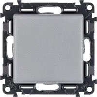 Выключатель 1-кл. СП Valena Life 10А IP20 250В 10AX с лицев. панелью безвинтов. зажимы механизм алюм. Leg 752601