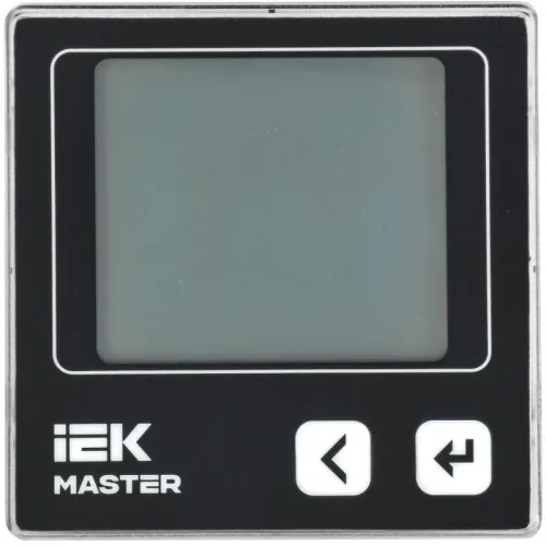 Вольтметр цифровой щитовой 1ф RS-485 72х72 LCD MASTER IEK MI-DV11-6-1-1-LCD фото 2