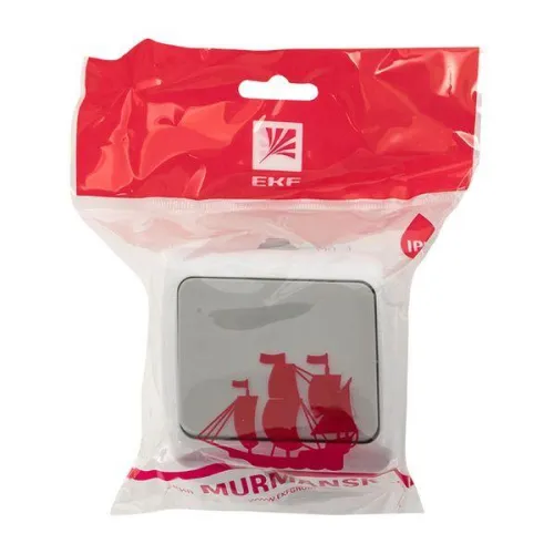 Кнопка звонка 1-кл. ОП Мурманск 10А IP54 сер. EKF EFZ10-026-30-54 фото 3