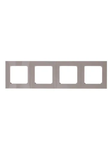 Рамка Levit 4п кофе макиато/бел. ABB 2CHH015040A6018 фото 4