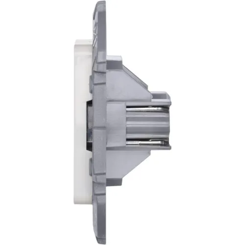 Розетка телефонная Inspiria RJ11 механизм бел. IEK 673820 фото 2