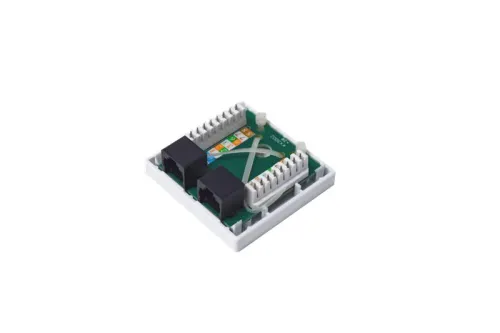 Розетка компьютерная 8P8C (RJ-45) кат.5E UTP 2 порта TOKOV ELECTRIC TKE-SMB-8P8C-2P-UTP фото 3
