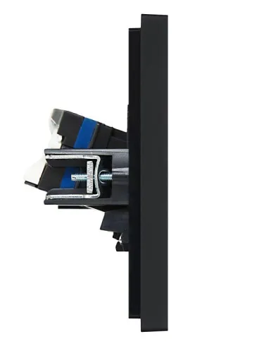 Розетка компьютерная 2-м RJ45 кат.6 FORTE&PIANO FP134 черн. IEK FP-K20-2-K02 фото 2