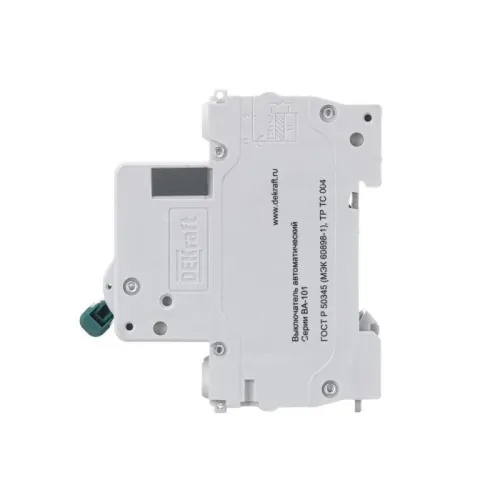 Выключатель автоматический модульный 2п C 10А 4.5кА ВА-101 DEKraft 11065DEK фото 3