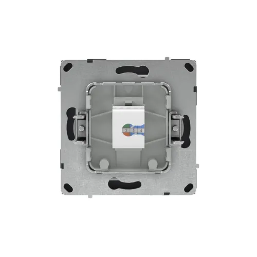 Розетка компьютерная 1-м KANT RJ45 кат.6A без шторки черн. уголь DKC 7012673 фото 2
