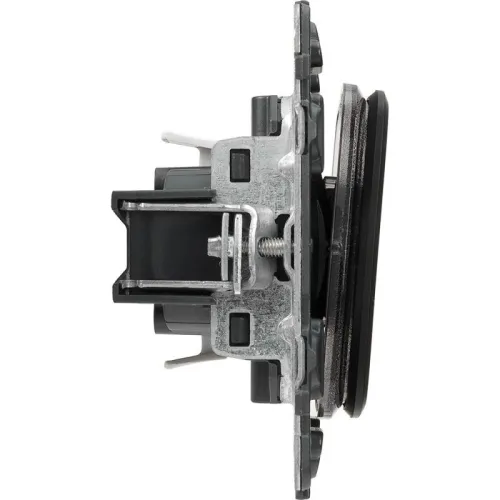 Выключатель 1-кл. СП Valena Allure 10А IP20 250В 10AX с лицев. панелью безвинтов. зажимы механизм антрацит Leg 752911 фото 4