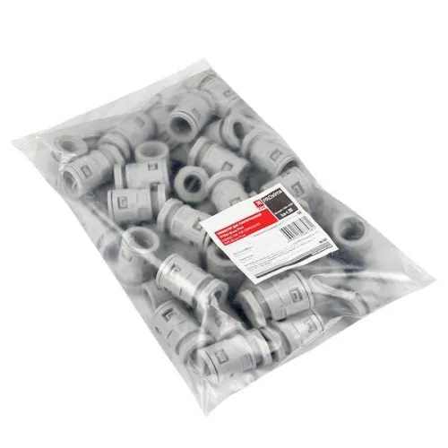 Коннектор для гофр. трубы 20мм (уп.50шт) Plast EKF kn-t-20 фото 4