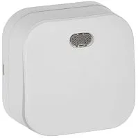 Выключатель 1-кл. ОП GLORY ВС20-1-1-ХБм 10А с индикацией бел. матов. IEK EVH11-K01M-10