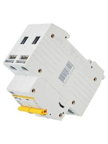 Выключатель автоматический модульный 2п B 6А 4.5кА ВА47-29 KARAT IEK MVA20-2-006-B фото 4