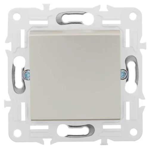 Выключатель перекрестный 1-кл. SKANDY 10А SK-V03Sh шампань IEK SK-V13-0-10-K37 фото 2