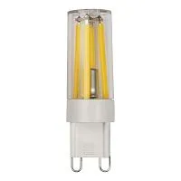 Лампа светодиодная филаментная PLED-G9 PRO 6Вт 4000К 480лм 230В d16.5х55мм JazzWay 5062641