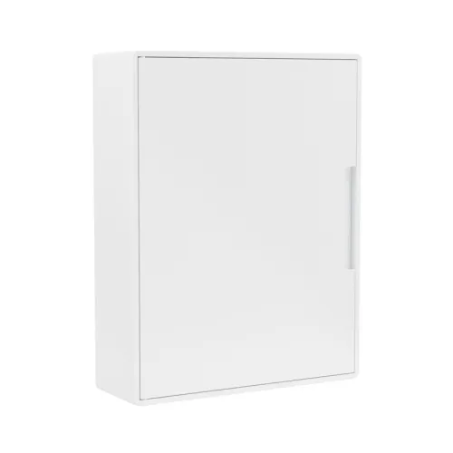 Щиток настенный Фрейм (FRAME) 24мод. с бел. дверцей с 4 шинами PEN (2шт на 8 отверст. и 2шт на 6 отверст) бел. DKC F24W1WW