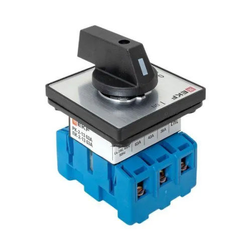 Переключатель кулачковый ПК-2-13 3П 63А "ВКЛ-ВЫКЛ" EKF pk-2-13-63 фото 13