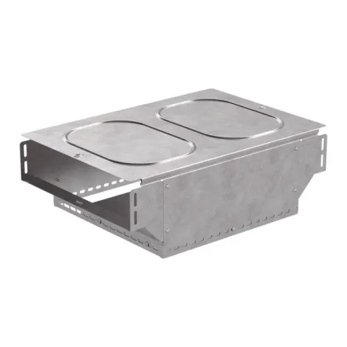 Ответвитель для лотка Т-образный 400х100 с крышкой Стандарт Промрукав PR16.0970