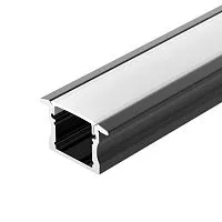 Профиль LINE-2315-F-2000 ANOD BLACK L2000 алюм. Arlight 044278