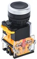 Кнопка D8-11 d22мм 1НО+1НЗ черн. IEK BBT30-11-3-22-K02
