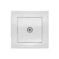 Розетка телевизионная TV 1-м СП Бриллиант бел. UNIVersal 7947571