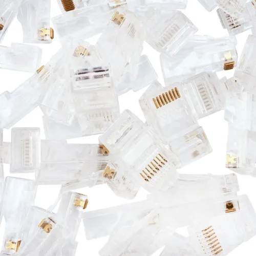 Джек компьютерный RJ45 (8P8C) кат.5E (уп.100шт) PROCONNECT 05-1021-6 фото 5