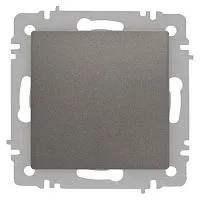 Переключатель 1-кл. СП Accent 6-103-09 10А IP20 250В AL/CU титан Intro Б0063451